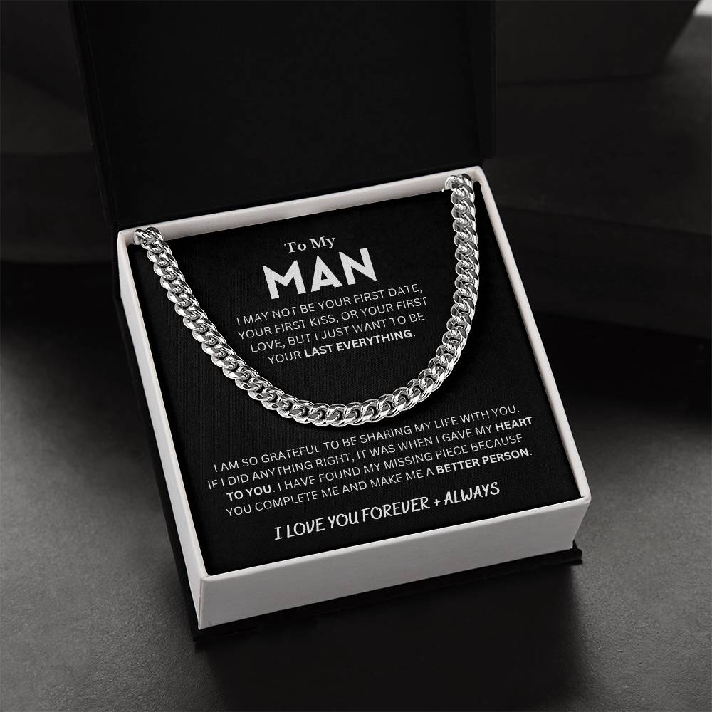 My Man - Better Person - Cuban Link Chain