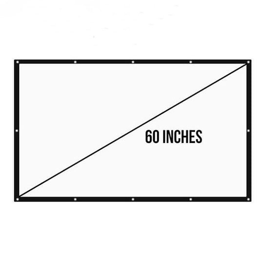 Foldable 16:9 Projector Screen (60 inch)