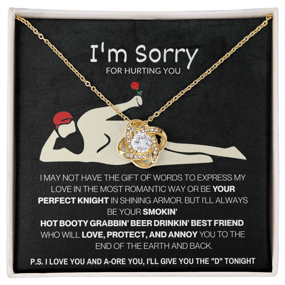 29 Soulmate - I'm Sorry - Love Knot Necklace