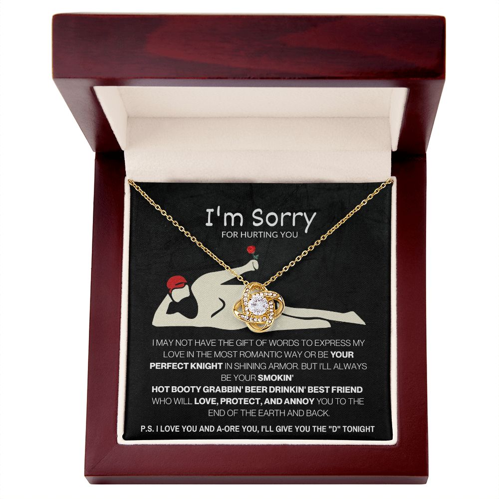 29 Soulmate - I'm Sorry - Love Knot Necklace