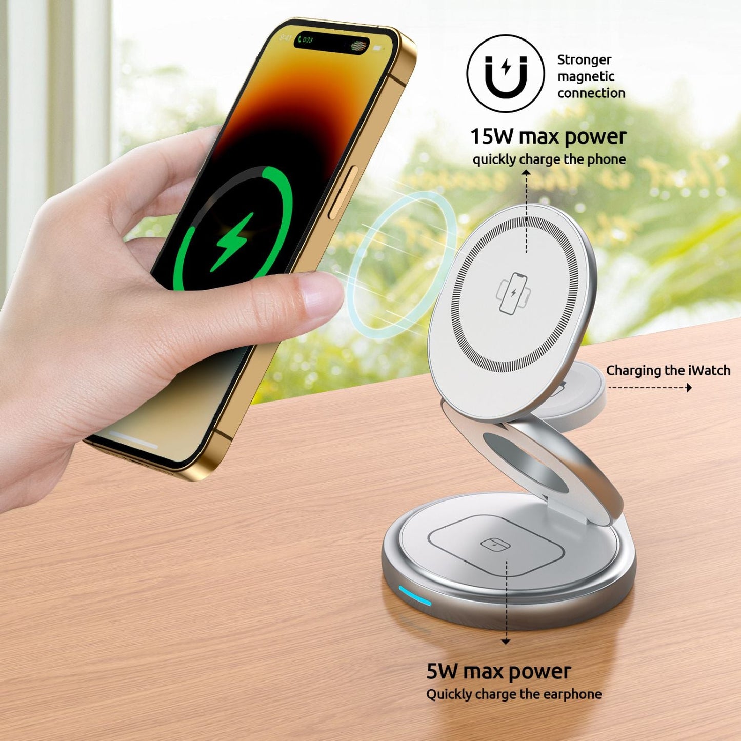ChargePal Trio: The Ultimate Rotating Charger
